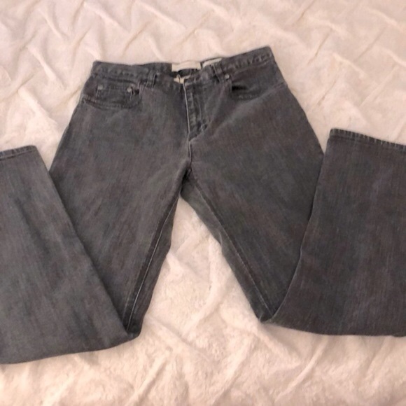 JONES NEW YORK HIGH WAISTED STRETCH DENIM JEANS BLACK SIZE 6 - Picture 3 of 10